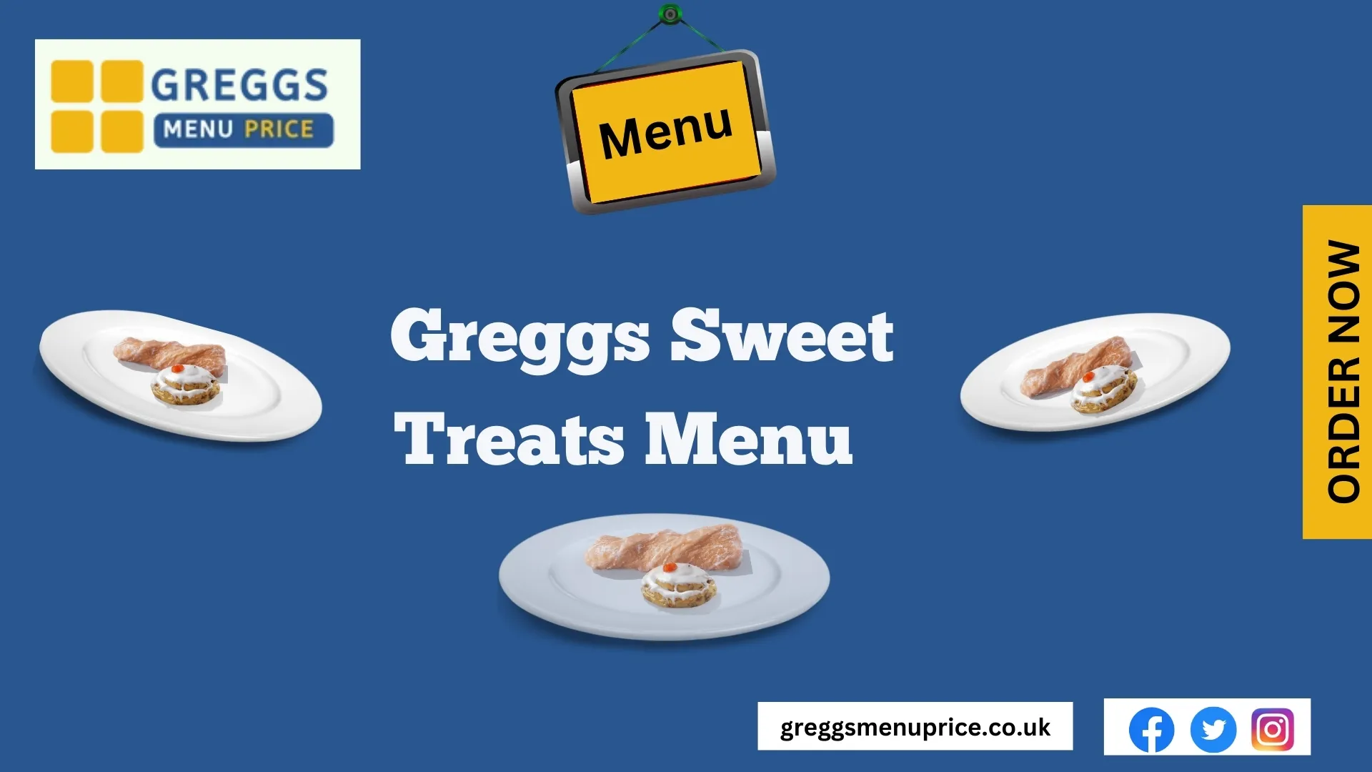 Greggs Sweet Treats Menu with Price List in UK Updated 2025